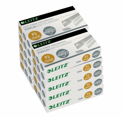 Leitz Power Performance 24/6 sponiek 1000ks x3