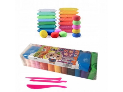 PLASTICINE SENSO FOAM POLYMER CLAY 12 KS