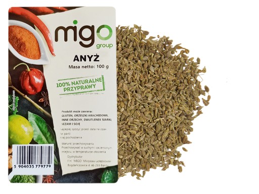 ANÍZOVÉ zrno, Anízové zrná - 100g - MIGOskupina