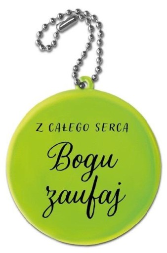 Reflexný prívesok Dôveruj Bohu celým svojím srdcom