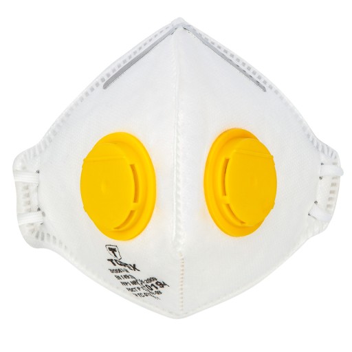 Protiprachová maska s 2 ventilmi FFP1-TOPEX