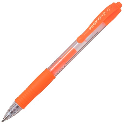 Automatické gélové pero Pilot G2 oranžové