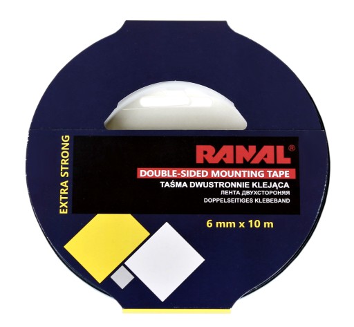 Obojstranná automobilová montážna páska 9mm x 10m RANAL