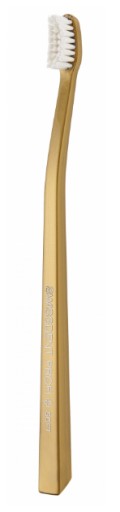 Jemná zubná kefka Swissdent Whitening Gold 1 ks ZADARMO