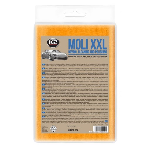 K2 MOLI XXL UTERÁK NA SUŠENIE DO AUTO MIKROVLÁKNA 60x60cm