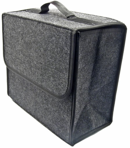 Organizér do kufra auta so suchým zipsom 30x28x16cm - HRUBÝ FILT