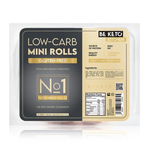 BeKeto Keto Bezlepkové žemle 100g