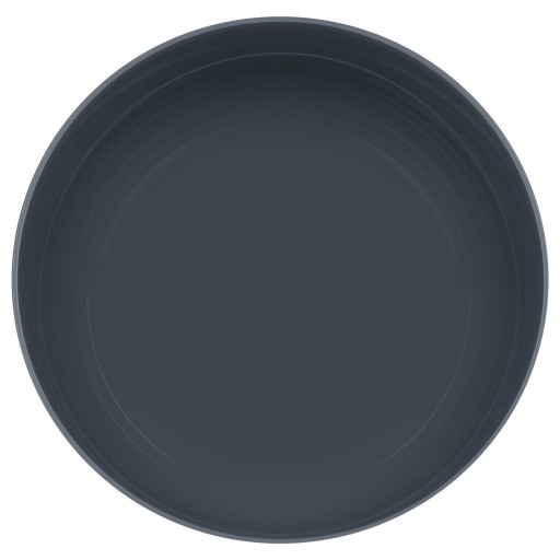 PLASTOVÁ KUCHYŇSKÁ MISKA NA JEDLO S POKROKOM 1,2L 16CM C ŠEDÁ