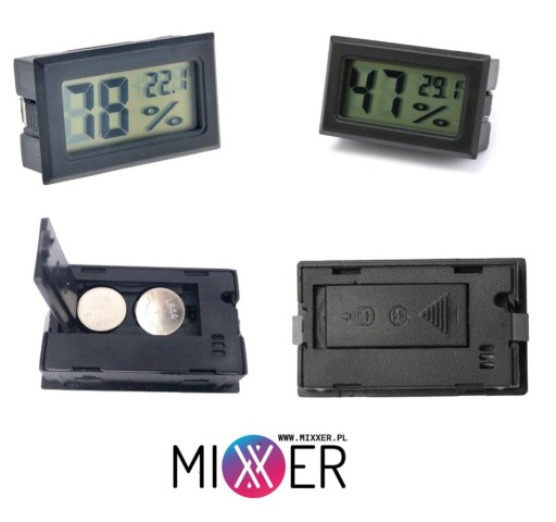 Vlhkomer Vlhkomer LCD digitálny teplomer