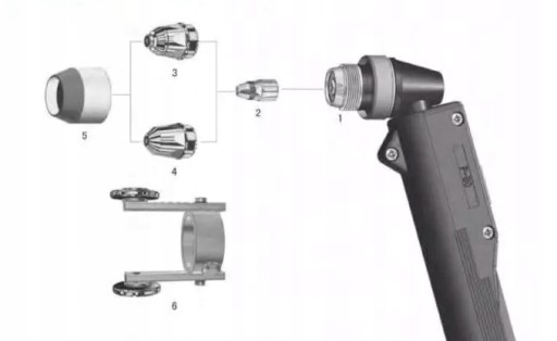 1,3mm DÝZA PRE P80 PLAZMOVÝ FRÉZAČ