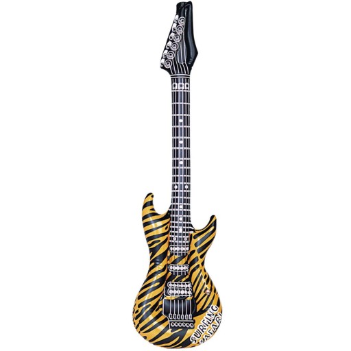 ORANŽOVÁ NAFUKOVANÁ ROCK ELEKTRICKÁ GITARA