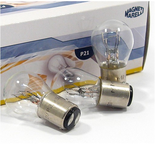 Žiarovka 21/5W 12V - P21/5W BAY15d Magneti Marelli