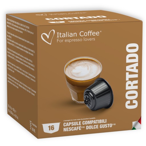 Kapsule pre Dolce Gusto Cortado Coffee Orech 16 ks