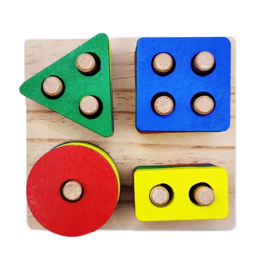 DREVENÁ HÁDANKA TVAROV MONTESSORI