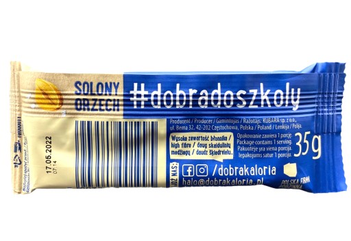 Dobra kalorická tyčinka z vlašských orechov 35g