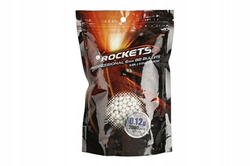 ASG Rockets plastové loptičky 0,12g - 2000 ks.