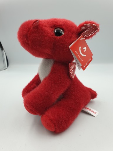 Plyšový maskot AURORA Dragon RED