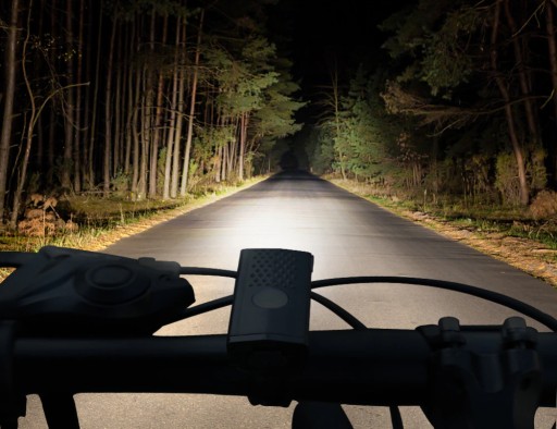 LED LAMPA NA BICYKEL PREDNÉ + ZADNÉ OSVETLENIE BICYKLA - CREE LED VÝKONNÉ