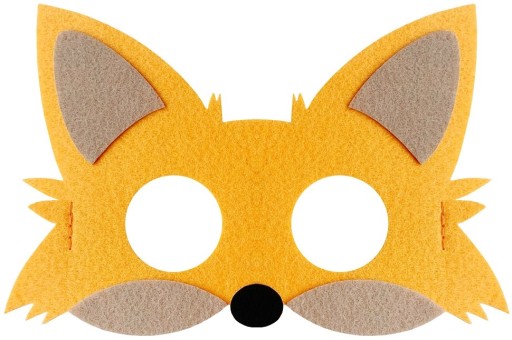 Plstená maska FOX Fox Disguise Ball Outfit