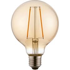 LED žiarovka E27 G80 2W DEKORATÍVNA GUĽOVÁ vlákno