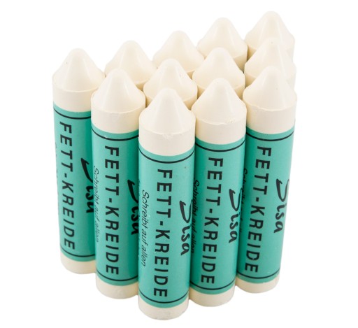 WHITE Chalk Marker na opravu pneumatík pod vodou - SISA