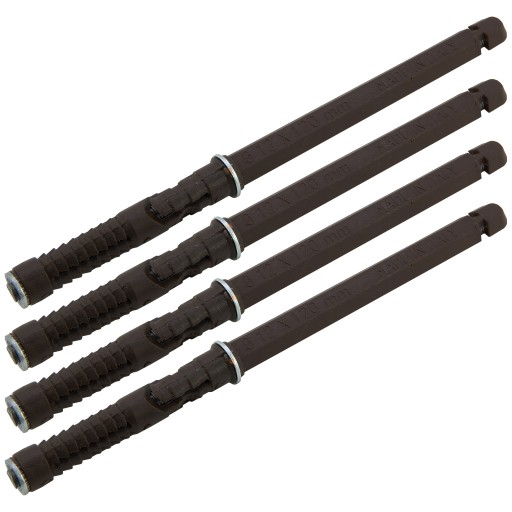 Neviditeľné rameno Podpera police Čap 12x120 4 ks