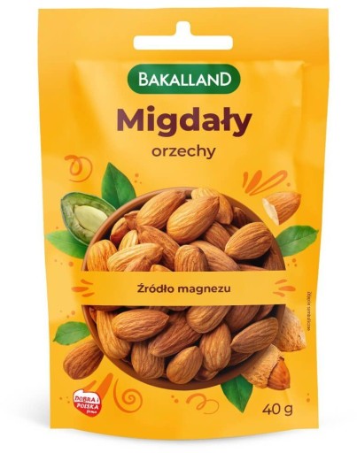 Bakalland Mandle lúpané 40 g x2