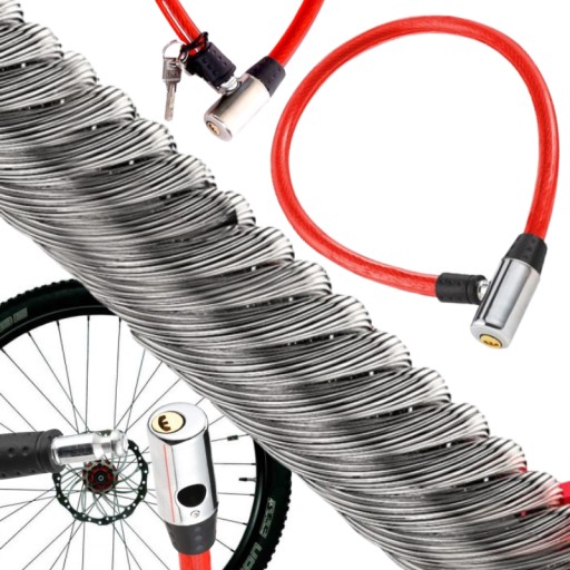 BEZPEČNOSTNÝ ZÁMEK BICYKLA ZÁMOK BICYKLA ZÁMKA NA BICYKEL