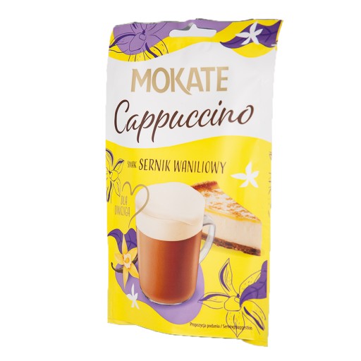 Sladká káva Cappuccino Vanilkový tvarohový dezert Pena bez espressa 40g