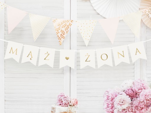 MANŽELKA MANŽELKA BANNER SVADOBNÁ VENČICA PRE NEVESELSKÝ PÁR NA ZAVESENIE NA SVADOBNOM DIY