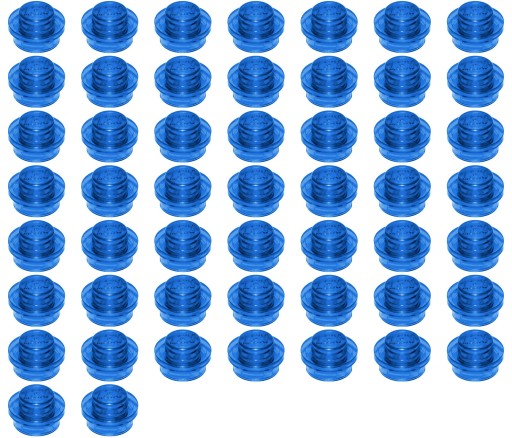 LEGO 4073 1x1 trans blue cie NOVINKA (6g) 51 ks