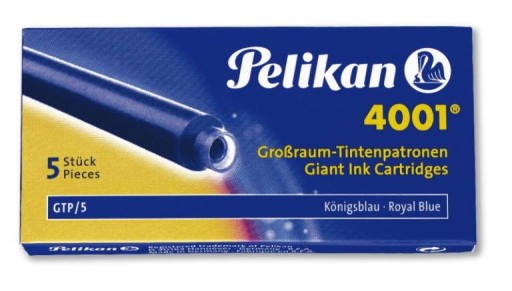 Dlhé perá Pelikan Blue