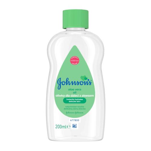 JOHNSON'S Olivový olej s aloe pre deti, 200ml