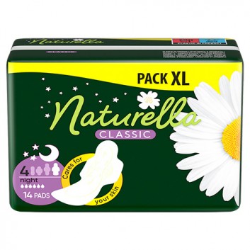 Naturella Classic Night hygienické vložky s krídelkami