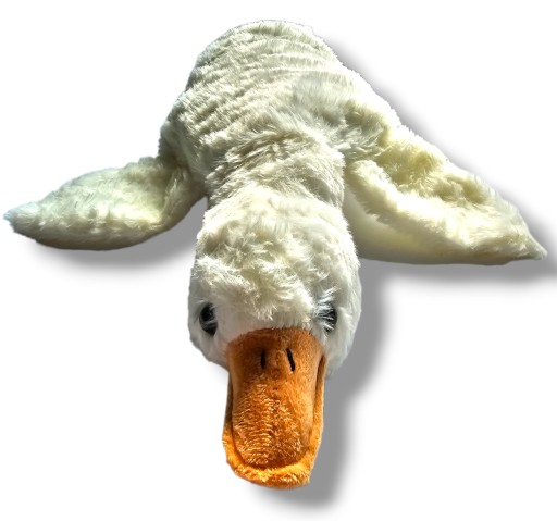 VANKÚŠ MASKOT, PLYŠ, HUS, KAČKA, VEĽKÝ, 50 cm