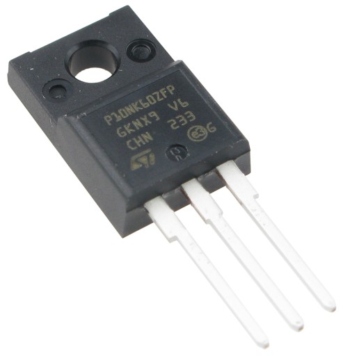 MOSFET N tranzistor STP10NK60ZFP P10NK60ZFP 10A/600V/35W /4577