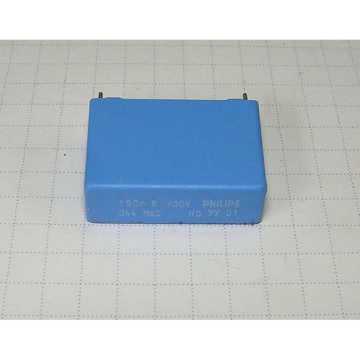 Polykarbonátový kondenzátor 150nF 630V R22,5 MKC x2