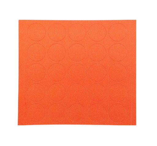 Čiapočka samolepiaca 14mm ORANŽOVÁ 065