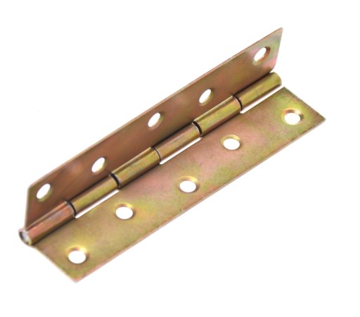 Pletený pánt 100 x 44 mm, pozinkovaný zlato, 10 ks