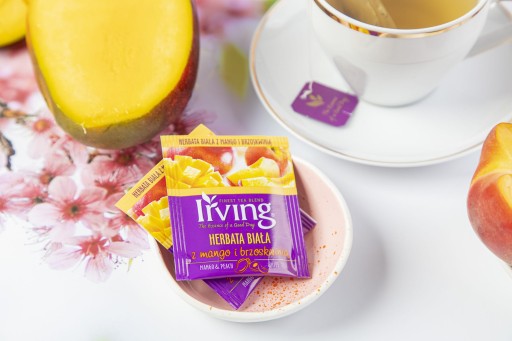 Irving biely čaj Mango s broskyňou