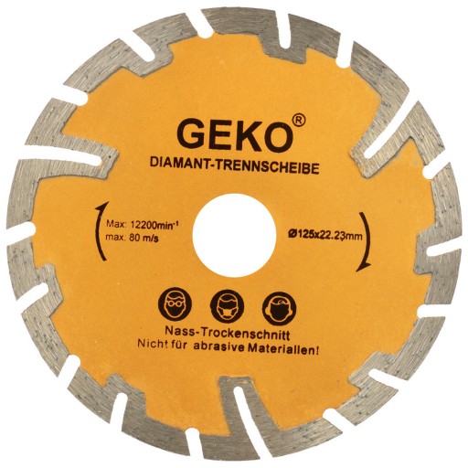 DIAMANTOVÝ BETÓNOVÝ ŠTÍT HĺBKOVÉ REZANIE 125 mm