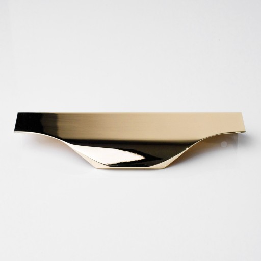 NÁBYTKOVÁ KĽÚČKA FRANCO EDGE 160/180MM ZLATÝ LESK