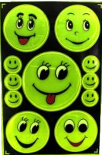 REFLEXNÉ NÁLEPKY SMILE SET