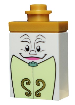 Figúrka dp093 Šatník LEGO Kráska a zviera