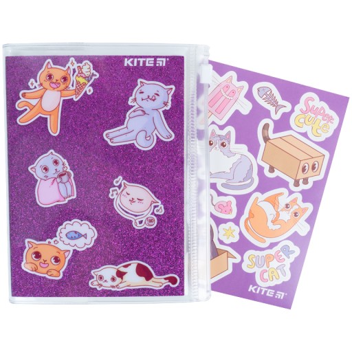 ZÁPISNÍK ZÁPISNÍK DENNÍK A6 PURPLE KOTE KITE