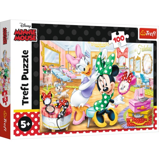 PUZZZLE 100 KUSOV. MINNIE V SALÓNE KRÁSY TREFL