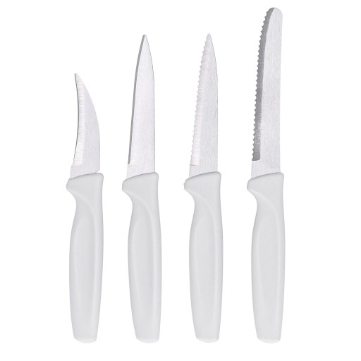 NOŽ UNIVERZÁLNE KUCHYNSKÉ NOŽE NA CHLIEB, ZELENINU, OCEL 4 KS SADA NOŽOV