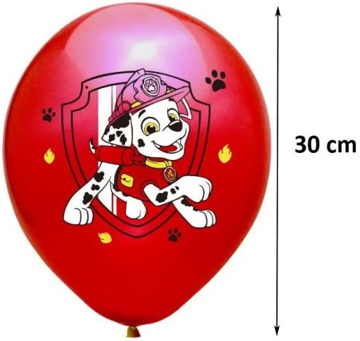 SADA BALÓNOV PAW PATROL SKYE CHASE RUBBLE BIRTHDAY HEL 10ks
