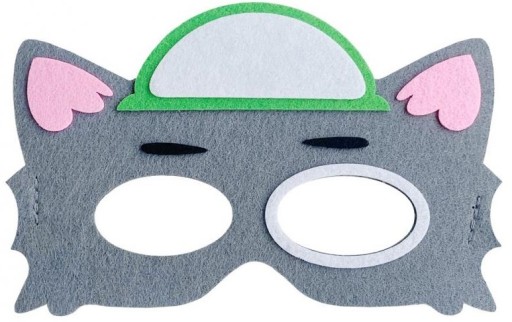PLSTENÁ MASKA ROCKY PATROL PATROL OUTFIT DISKUSNÝ KROJ