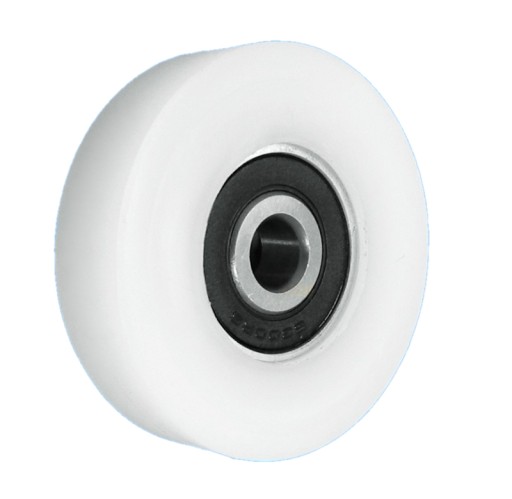 Plastový valček s ložiskom, priemer 60 mm, priemer 17 mm
